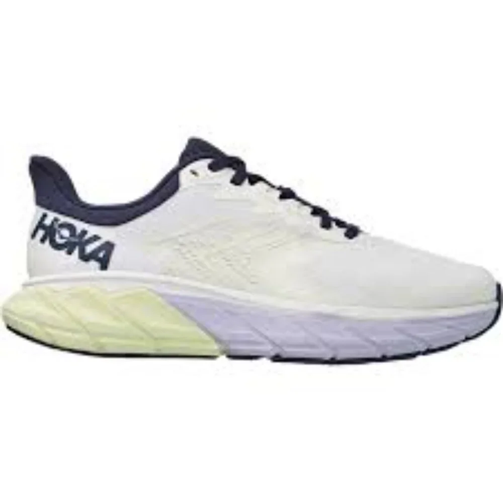 Hoka One One Arahi 5  Shoes Blanc De Blanc/Outer Space/Size9.5B